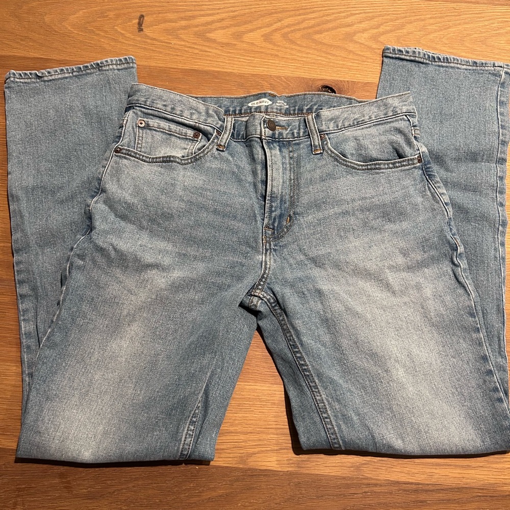 Old Navy Light Blue Straight Jeans